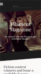 Mobile Screenshot of filamentmagazine.com